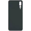 Tapa trasera azul original para Huawei P20 Pro, con recortes precisos para cámara y sensores, ideal para reparación.