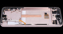 Pantalla hard OLED con frame para Samsung Galaxy S22 Plus 5G, color rosa dorado/violeta, repuesto de display 120Hz.