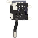 Lector Dual SIM con cable flex para iPhone 17 Pro/Pro Max, repuesto para reparación de bandeja SIM.