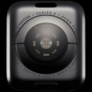 Tapa trasera de aluminio negro espacial para Apple Watch Series 5 (40mm GPS, A2092), repuesto para reparación.