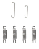 Bracket de soporte metálico para el botón de encendido del iPhone X (modelos A1865, A1901, A1902), pieza de repuesto para reparación.