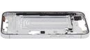 Tapa intermedia blanca para iPhone 16e/17e (versión US), con pequeñas piezas y marco original OEM.