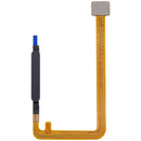 Sensor de huella gris para Samsung Galaxy A07 4G (A075) con cable flex, repuesto original.