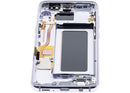 Pantalla OLED Samsung Galaxy S8 Orchid Gray con marco, repuesto para reparación G950.
