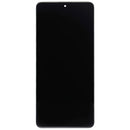 Pantalla LCD refurbished azul cobalto con marco para Xiaomi Poco X6, ideal para reparación de display.