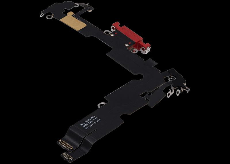 Puerto de carga para iPhone 14 Plus (OEM Usado) (Rojo)