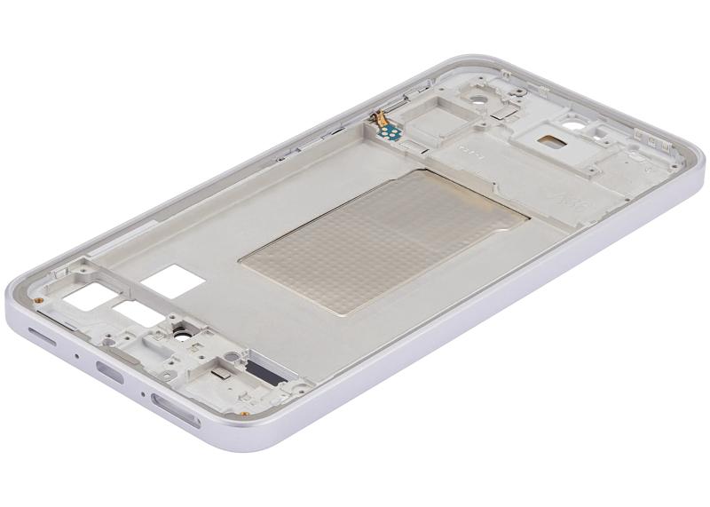 Encuentra la carcasa media Samsung Galaxy A36 5G (A366 / 2025) en Guatemala para reparaciones y repuestos, disponible en color lavanda.