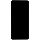 Pantalla OLED violeta y dorada con marco para Xiaomi 12 Pro, repuesto genuino para reparación de display.