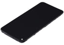 Pantalla LCD refurbished con marco para Oppo A32 2020, lista para reparación de display y frente.