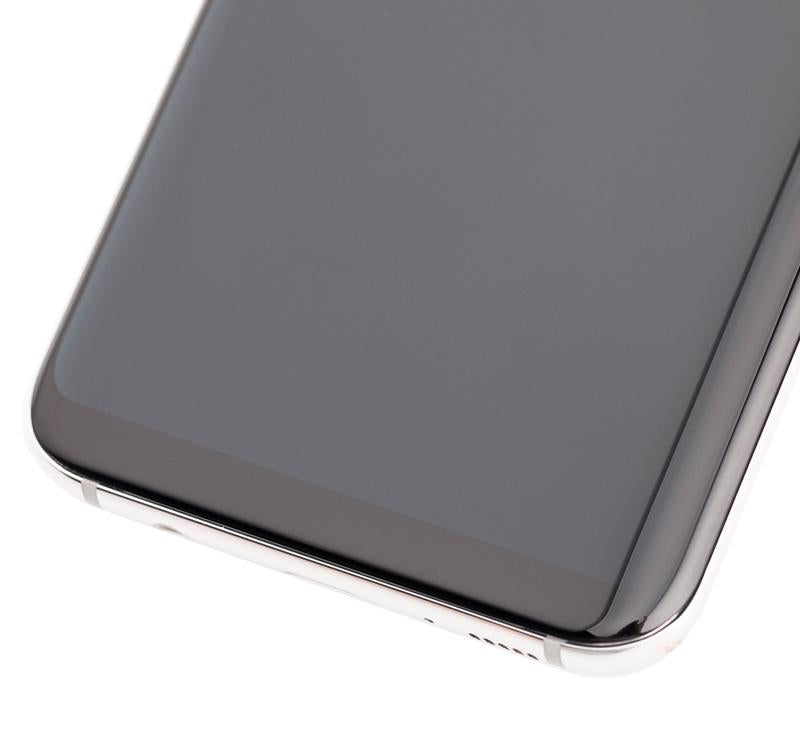 Reparación de pantalla OLED para Samsung Galaxy S8 Plus en Guatemala, mayorista en pantallas con marco en Arctic Silver.
