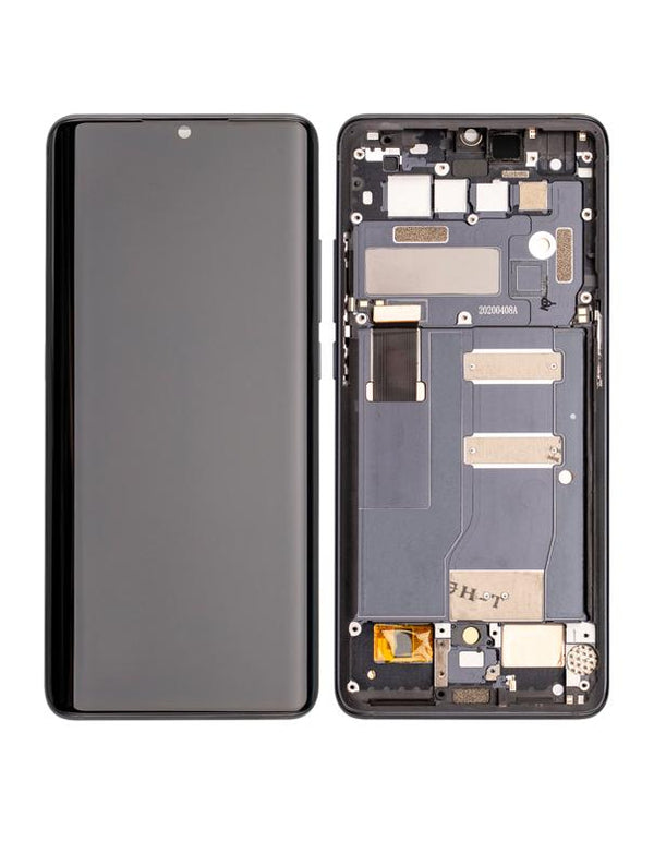 Pantalla LCD con marco para TCL 10 Pro (Reacondicionada) (Gris)