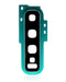Lente de camara trasera con aro de bisel para Samsung Galaxy S10 (Verde)