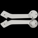 Cubierta usada para brazo trasero izquierdo de DJI Mavic Mini, color gris, con marcas de uso.