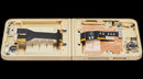 Pantalla OLED interna amarilla con marco para Samsung Galaxy Z Flip 6 5G (SM-F741), pieza de repuesto Aftermarket Plus.
