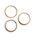 Anillo de bisel dorado para cámara trasera de iPhone 13 Pro/Pro Max (A2483, A2643), pack de 10, protege la lente.