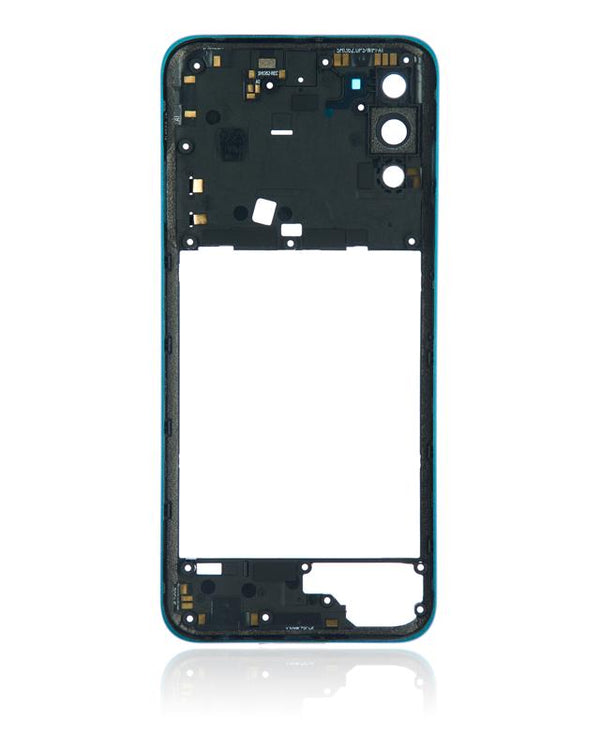 Marco medio compatible para Motorola Moto G71 5G (XT2169 / 2022) color Neptune Green en Guatemala.