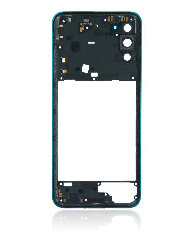Marco medio compatible para Motorola Moto G71 5G (XT2169 / 2022) color Neptune Green en Guatemala.
