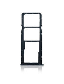 Bandeja dual SIM negra para Huawei Y7 Pro 2018 (LDN-L01, LDN-L21), repuesto original.