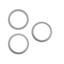 Aro bezel de cámara trasera para iPhone 15 Pro, color blanco titanio, repuesto Apple A2848.