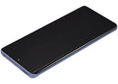 Pantalla OLED azul refurbished con marco para Xiaomi 12, 12X, 12S, lista para reparación y reemplazo.