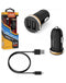 Encuentra el cargador de auto LDNIO DLC-22 de 10W con 2 puertos USB y cable Micro USB de 3 pies en Guatemala para tus dispositivos móviles.