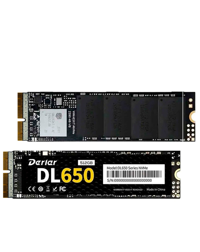 Mejora el rendimiento de tu MacBook Air/Pro con esta unidad de estado solido Derlar Series 3 NVME PCIe 3.0 de 512GB en Guatemala.