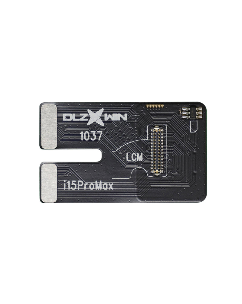 Reparación de cable flex DLZ S800 Ultra Tester para iPhone 15 Pro Max en Guatemala.