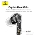 Mayorista de audífonos inalámbricos Baseus Bowie E20 TWS en Guatemala.