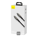 Cable de carga rápido BASEUS USB C-C Tungsten Gold en Guatemala, ideal para reparaciones en talleres y venta al por mayor.