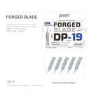 Hoja forjada MIJING DP-19 pulida a mano, no magnética, para reparación de pantallas LCD de móviles.