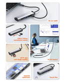 El hub multifunción LDNIO DS-56H (100w) es el accesorio USB-C ideal para conectar múltiples dispositivos en Guatemala.