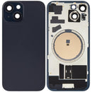 Reparación de tapa trasera con MagSafe, NFC y Flashlight flex para iPhone 15 en Guatemala.