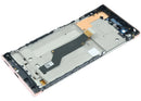 Pantalla original Sony Xperia XA1 Rose Gold con frame, para reparación de display G3112, G3116.