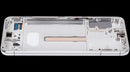 Pantalla OLED blanca usada con marco para Samsung Galaxy S22 Plus 5G (SM-S906B), pieza de repuesto.