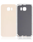 Encuentra la tapa trasera original en Gold Platinum para reparar tu Samsung Galaxy S6 en Guatemala con garantía.