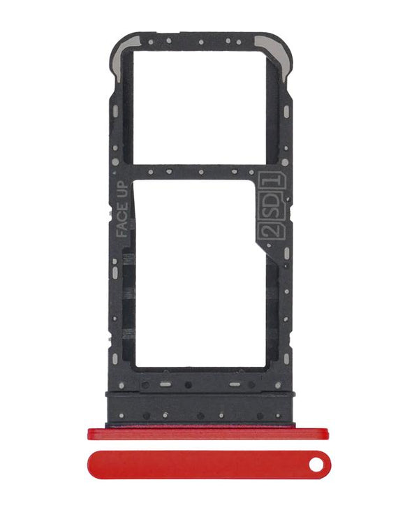 Encuentra la bandeja dual SIM para Motorola Moto E7 XT2095 en Guatemala en nuestro catálogo de 2020, disponible en color rojo y con garantía.