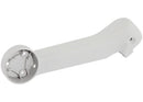 Cubierta usada para brazo trasero izquierdo de DJI Mavic Mini, color gris, con marcas de uso.