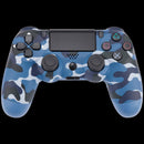 Controlador alámbrico DoubleShock 4 Blue Camo para PlayStation 4, diseño militar, ideal para repuesto.
