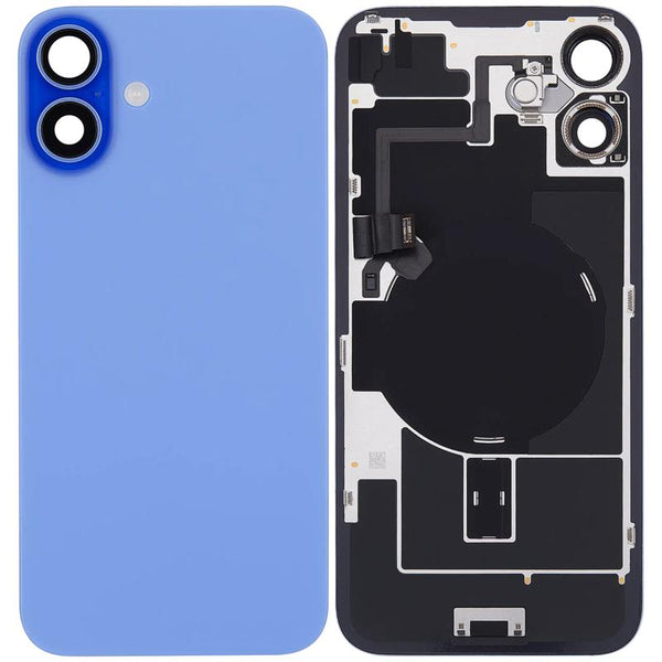 Compra una tapa trasera con placa de acero y carga inalámbrica MagSafe para iPhone 16 Plus en Guatemala.