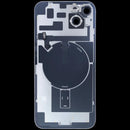 Tapa trasera Service Pack roja para iPhone 14 Plus con MagSafe, NFC y flex de flash A2885.
