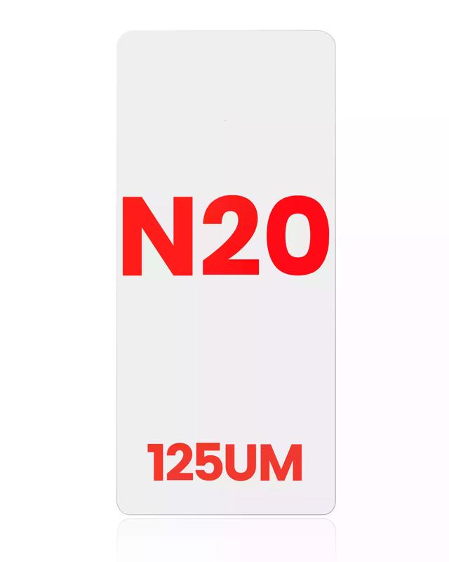 Compra al mayor pack de 10 OCA Samsung Galaxy Note 20 de 125um para reparaciones de pantalla en Guatemala.