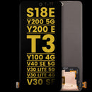 Pantalla OLED refurbished para Vivo S18e, Y200 5G, V30 Lite, V40 SE. Repuesto de display frontal.