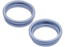 Anillos bisel de cámara trasera azul para iPhone 14 y 14 Plus (A2632, A2649), paquete de 10.