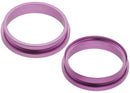 Aro bisel rosa para cámara trasera iPhone 16/16 Plus (2 piezas), protector de lente, pack de 10.