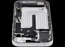 Chasis medio usado para iPhone 17 (A3258) con puerto de carga y piezas pequeñas, versión EU/Global, listo para reparación.
