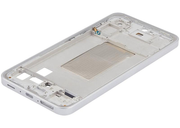 Carcasa intermedia para Samsung Galaxy A36 5G en Guatemala, disponible en color blanco.