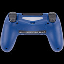 Mando DoubleShock 4 azul para PlayStation 4, control alámbrico ergonómico, ideal como repuesto o gamepad PS4.