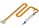 Lector de huellas digital gris con cable flex para Samsung Galaxy A06 5G (A066), pieza de repuesto.
