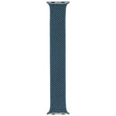 Correa Apple Braided Solo Loop verde lago para Apple Watch 44mm-49mm, talla 10, con trenzado suave y elástico.