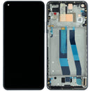 Pantalla OLED negra original para Xiaomi Mi 11 Lite con marco, repuesto para reparación de display.